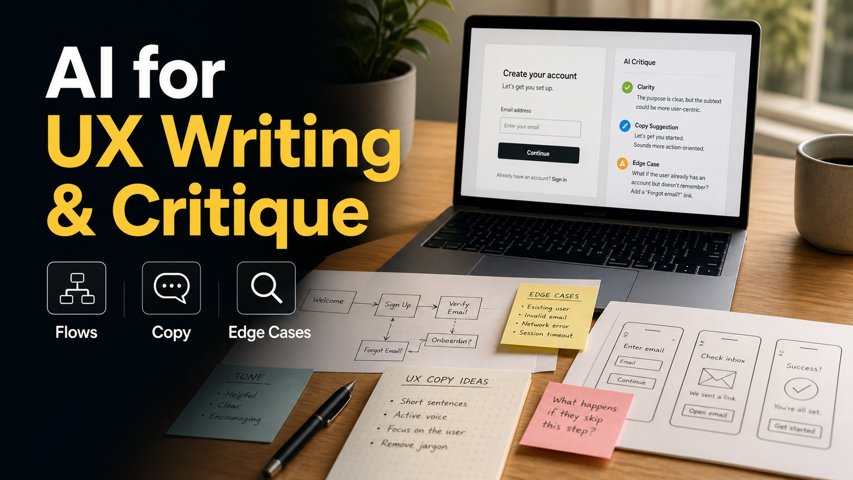 AI for Product Designers: How to Improve UX Writing, Flows, and Design Decisions