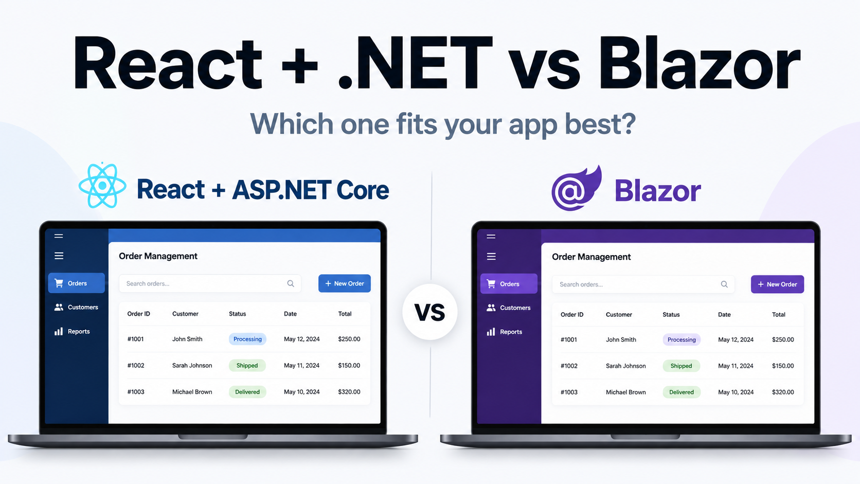 React + ASP.NET Core vs Blazor — Which One Should We Choose?