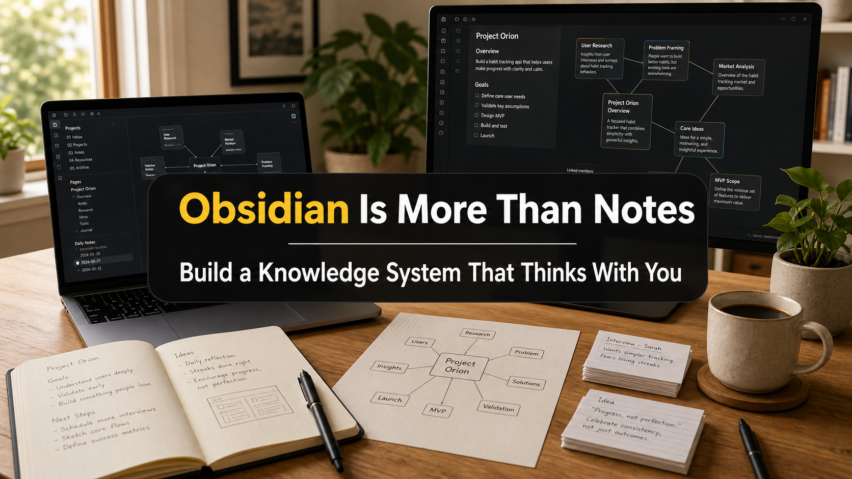 Use this stronger SEO title: I Stopped Taking Random Notes: How Obsidian Became My Second Brain