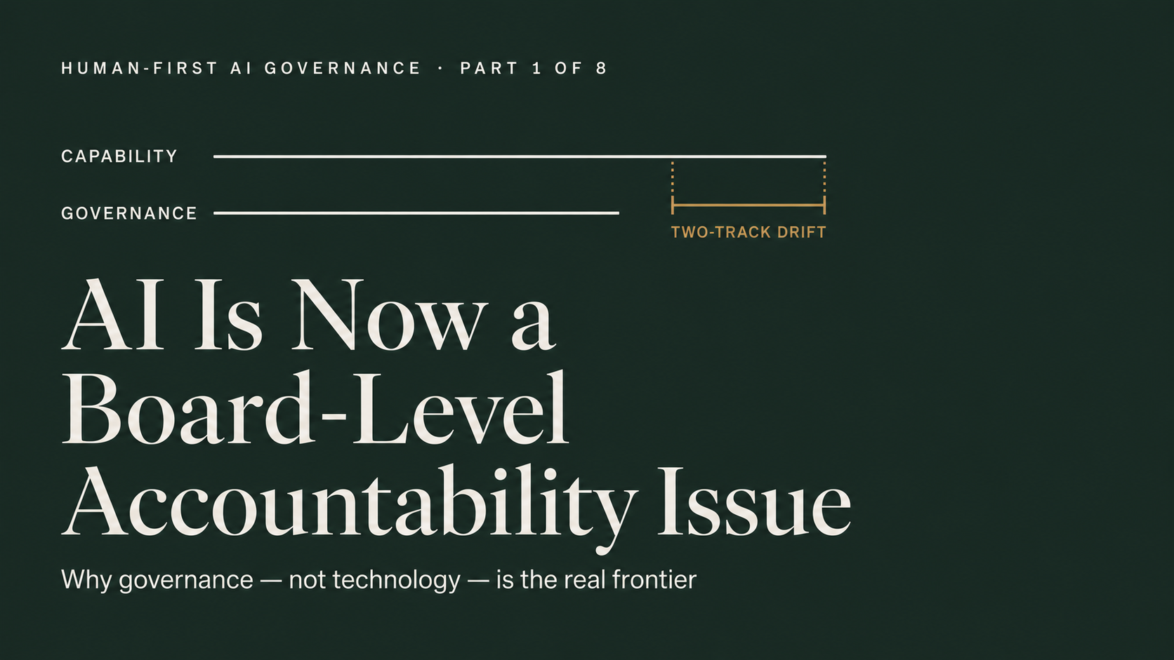 AI Is Now a Board-Level Accountability Issue