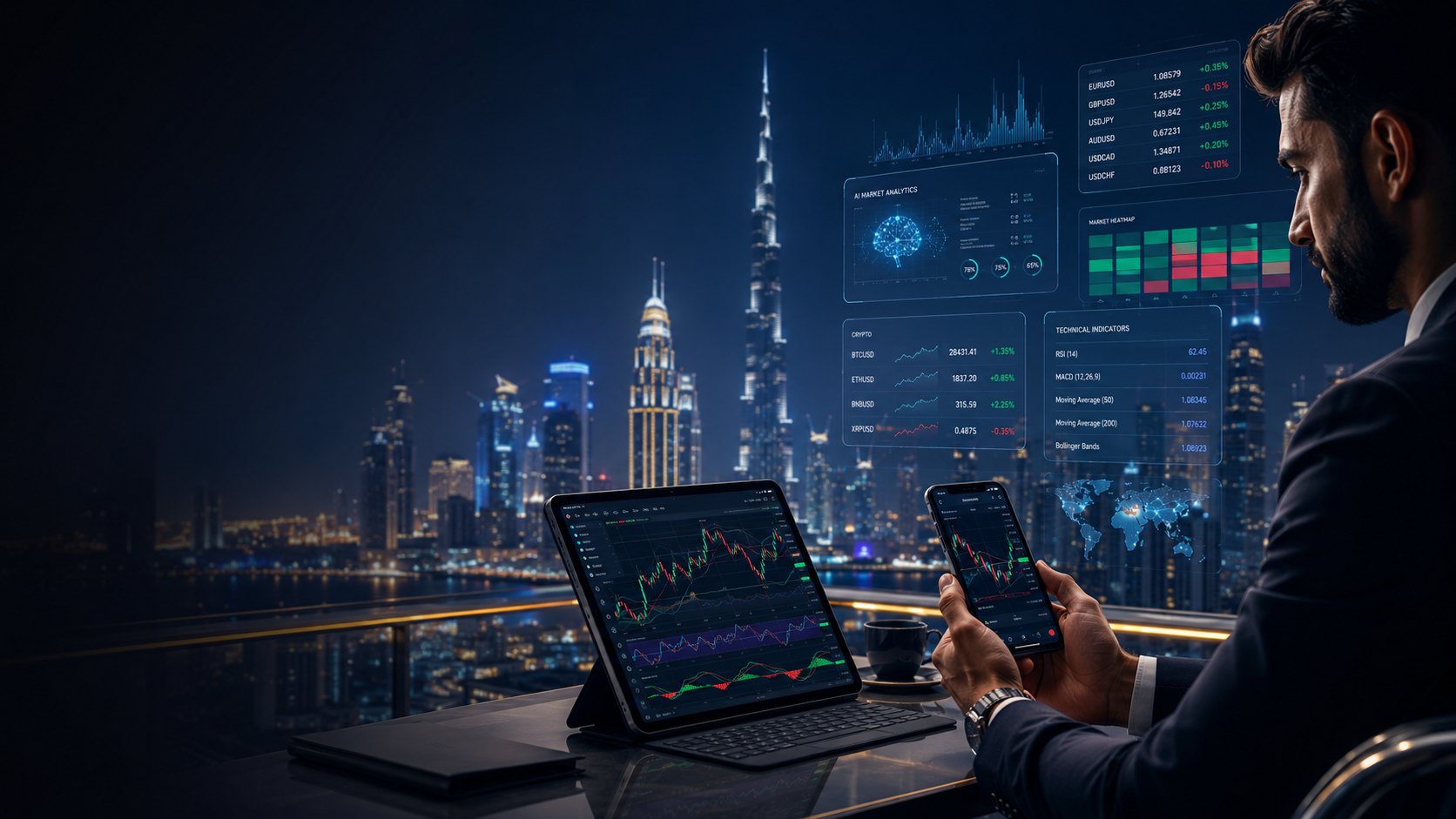 Best Trading App in UAE with TradingView Charts and Advanced Technical Indicators