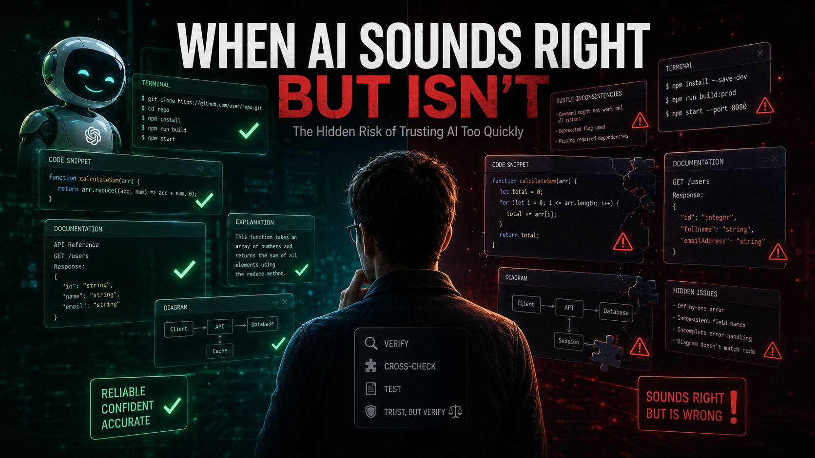 When AI Sounds Right but Isn’t!