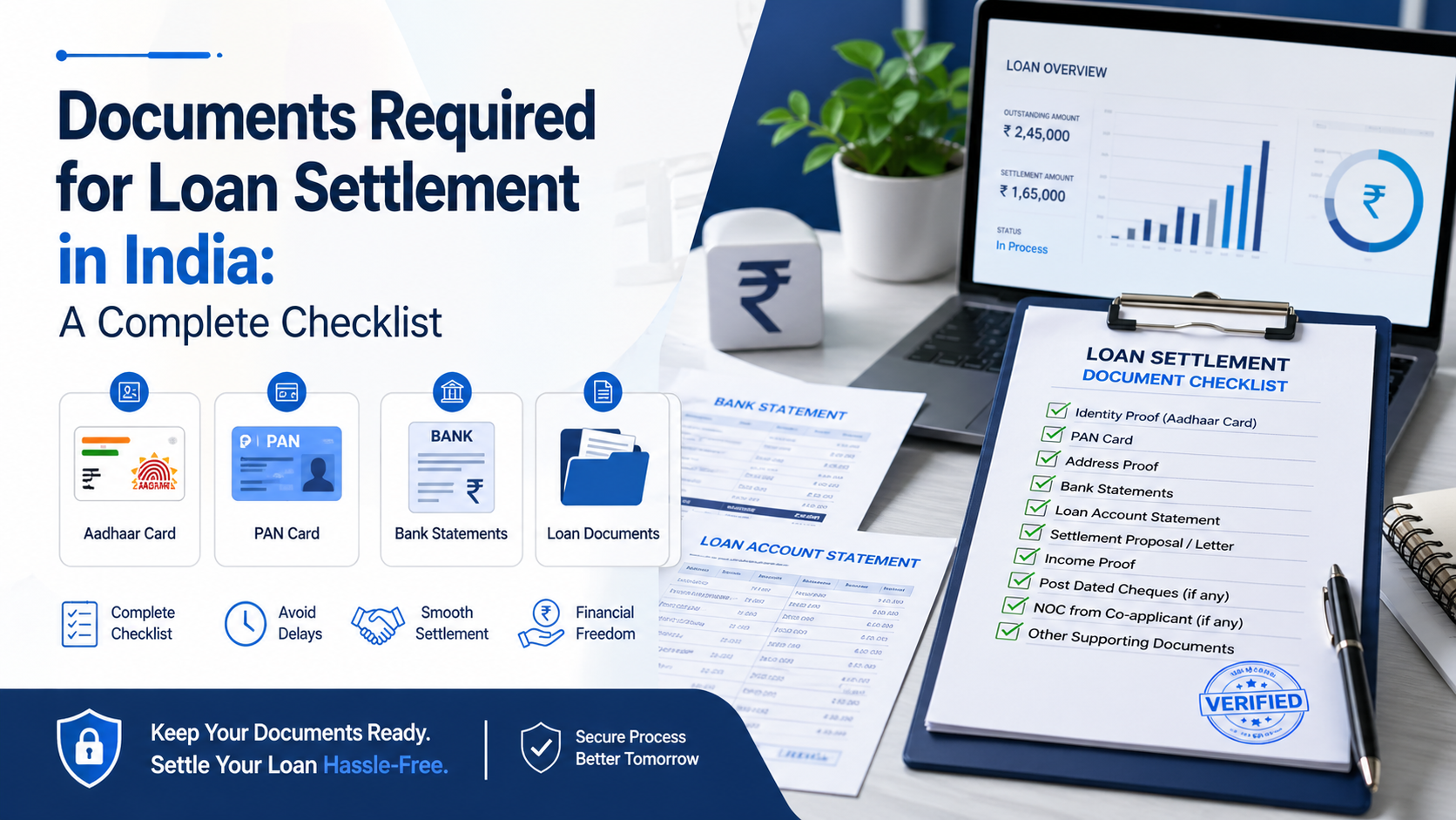 Documents Required for Loan Settlement in India