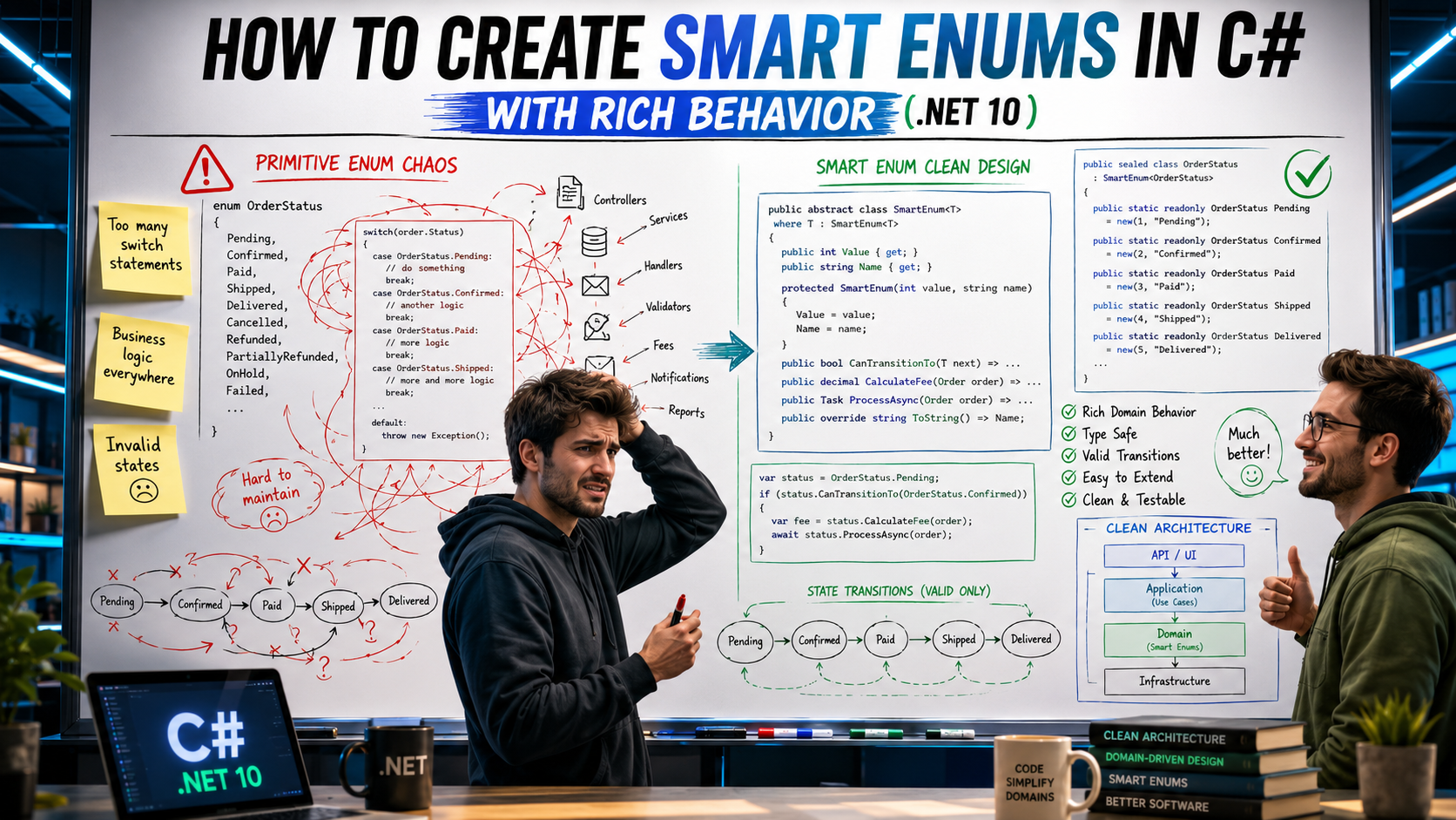 How To Create Smart Enums in C# With Rich Behavior (.NET 10)