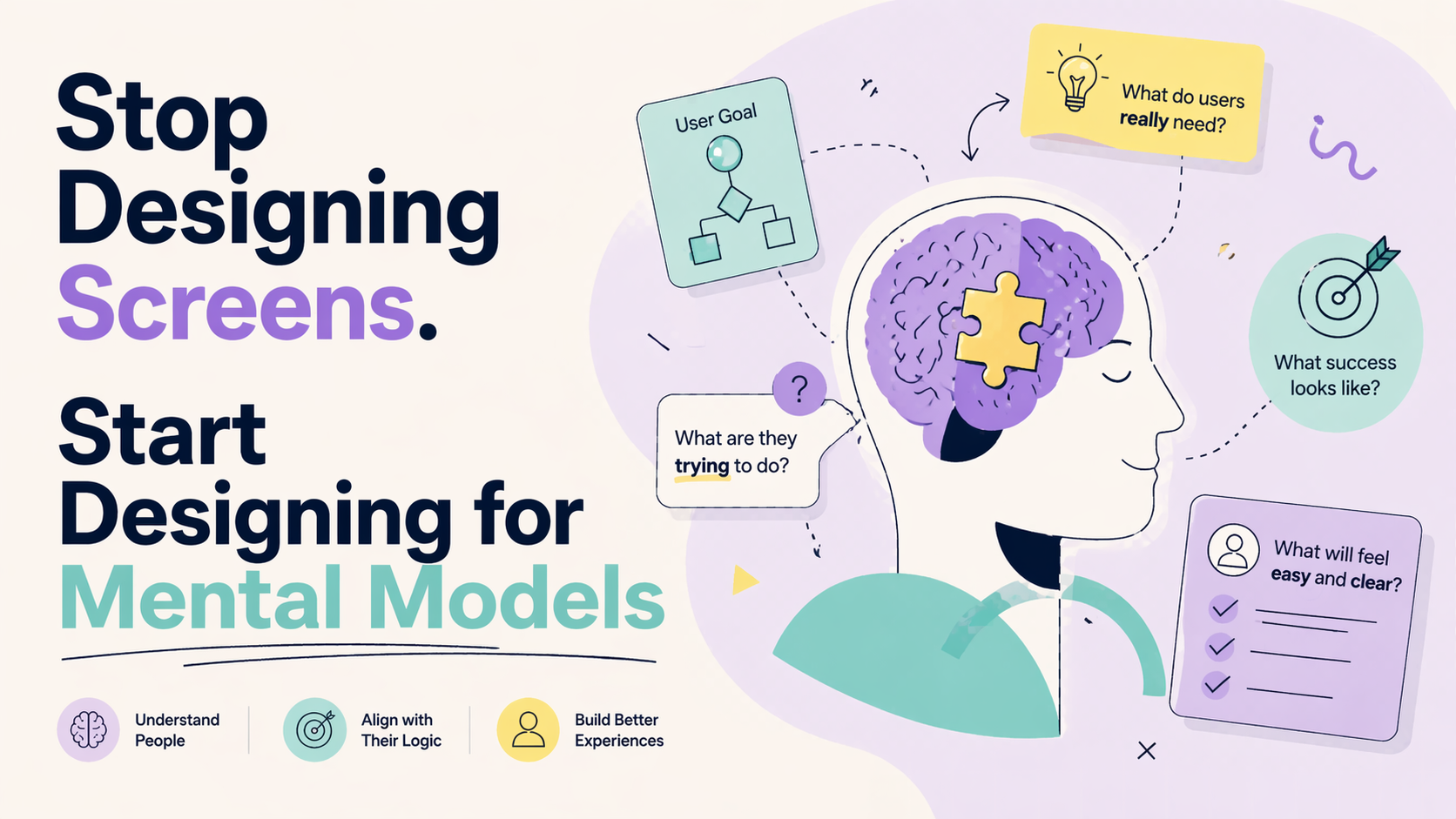 Stop Designing Screens. Start Designing for Mental Models.