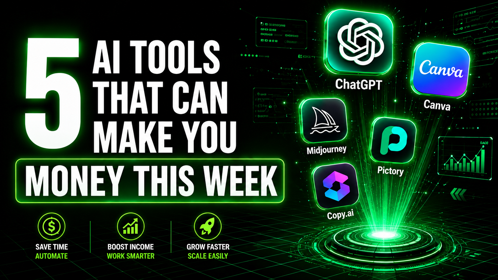 5 AI Tools That Can Make You Money This Week