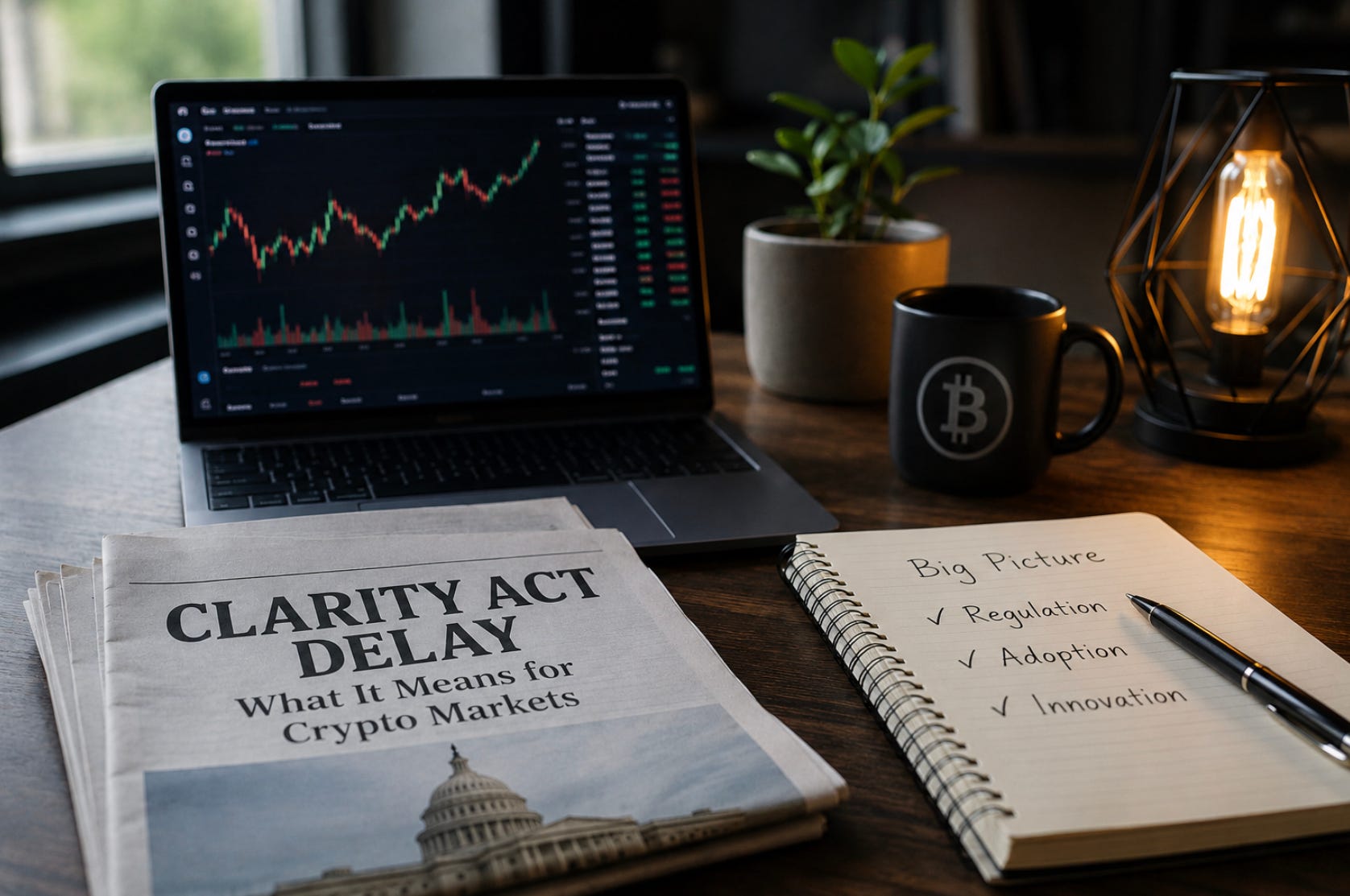 The CLARITY Act Delay Doesn’t Change Crypto’s Bigger Picture