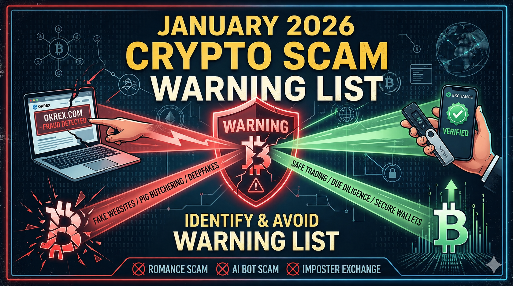 [Updated] January 2026 Crypto Scam Scam Warning List: How to Spot and Avoid Fake Platforms.