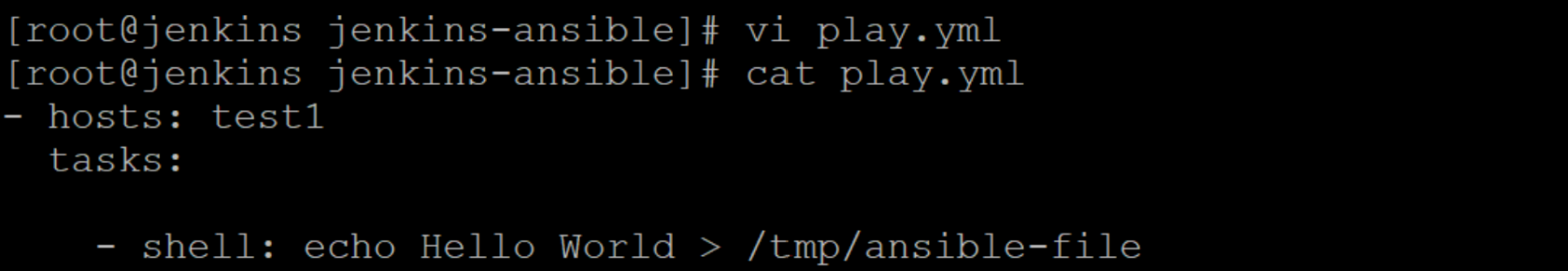 Running Ansible Playbooks from Jenkins with the Ansible Plugin