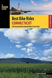 Ride my home state with me! Forty quintessentially Connecticut rides are explored in 268-pages of full color maps, photos, and turn-by-turn directions. Available now in local stores or online.