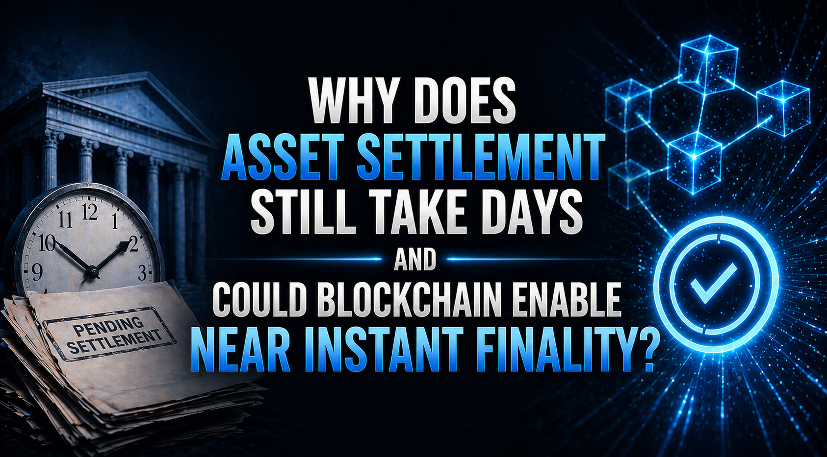Why Does Asset Settlement Still Take Days and Could Blockchain Enable Near-Instant Finality?