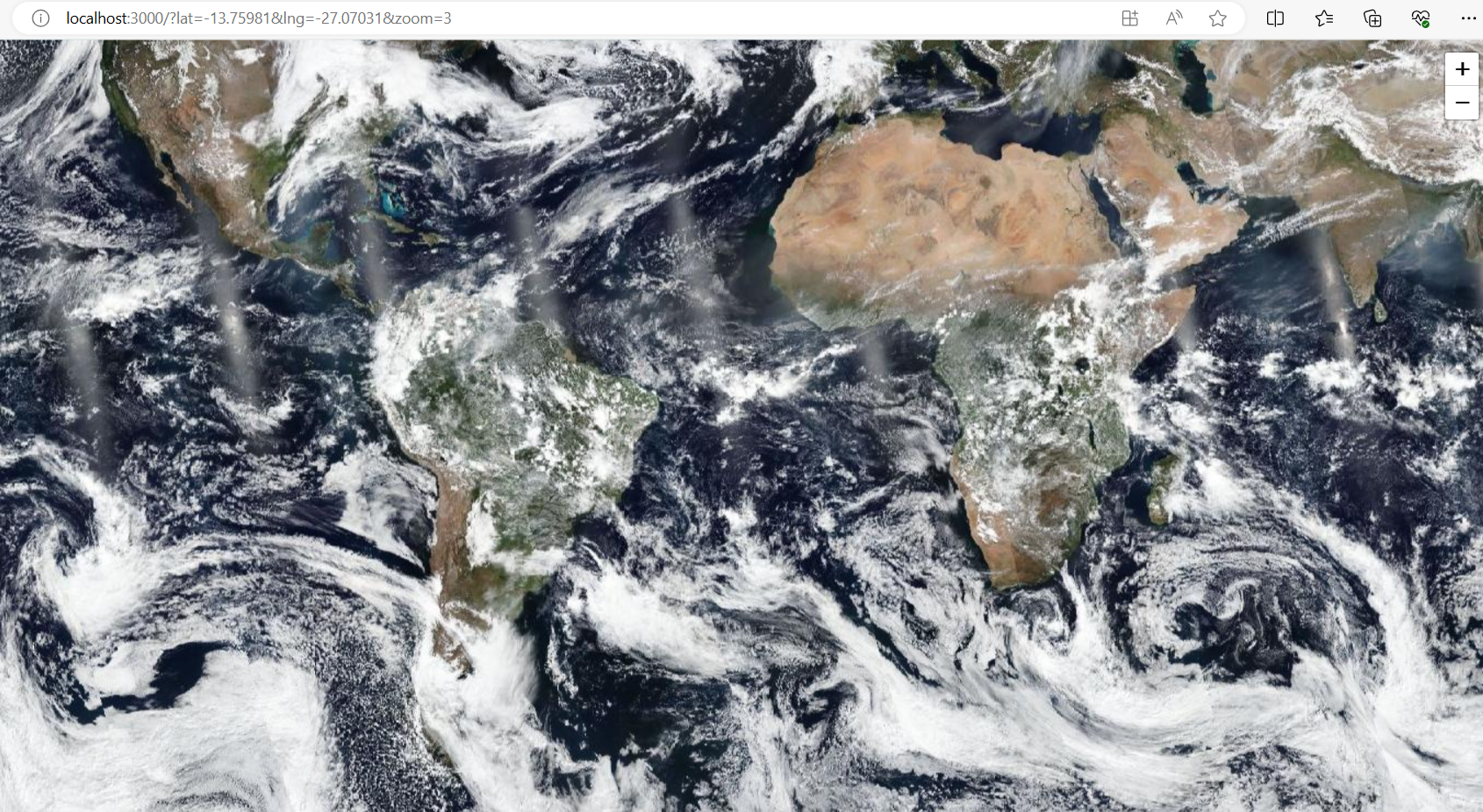 Integrating NASA Images into WebGIS