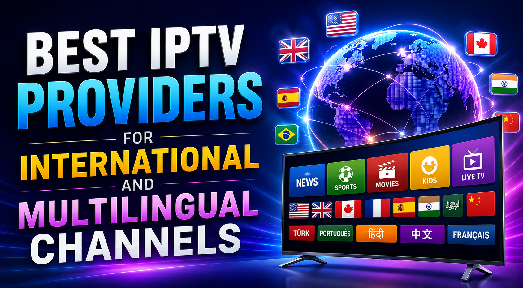 Best IPTV Providers for International and Multilingual Channels