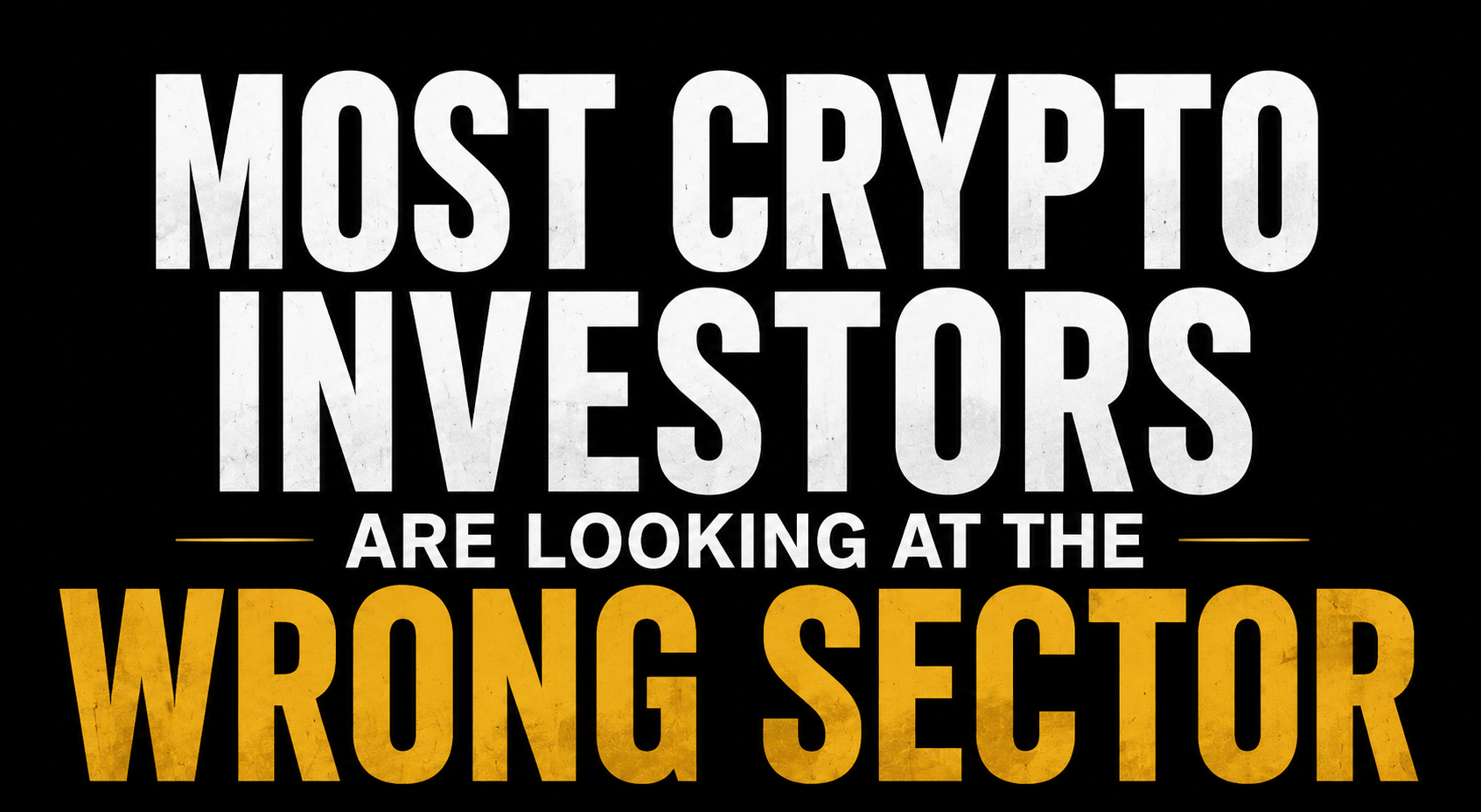 Most Crypto Investors Are Looking at the Wrong Sector