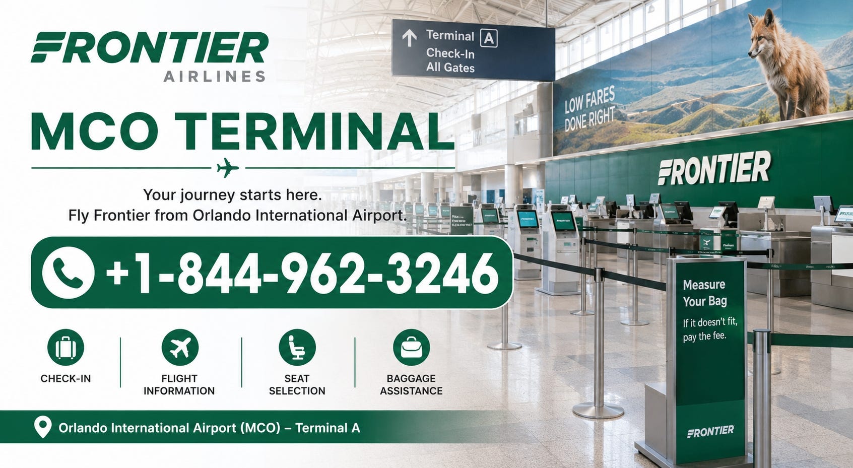 +1–844–962–3246 Frontier Airlines MCO Terminal +1–844–962–3246 Frontier Airlines MCO Terminal