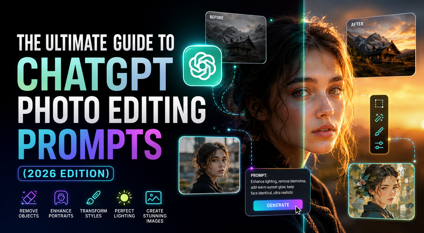 The Ultimate Guide to ChatGPT Photo Editing Prompts (2026 Edition)