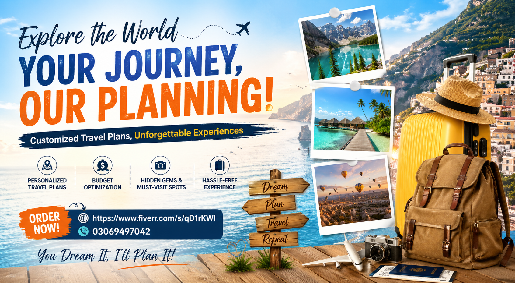 ✈️ Explore the World Without the Stress – Your Perfect Travel Plan Starts Here! ✈️