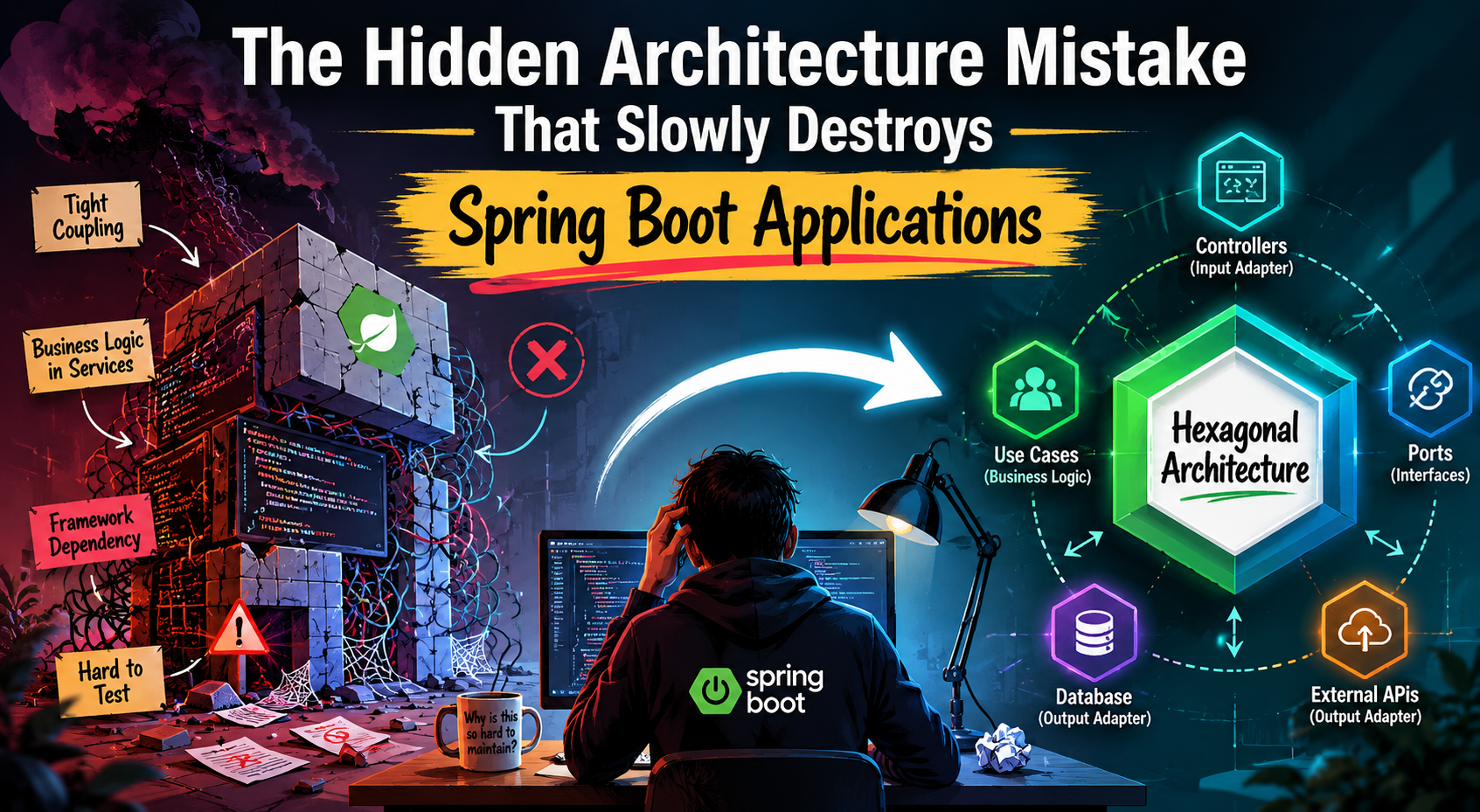 The Hidden Architecture Mistake That Slowly Destroys Spring Boot Applications