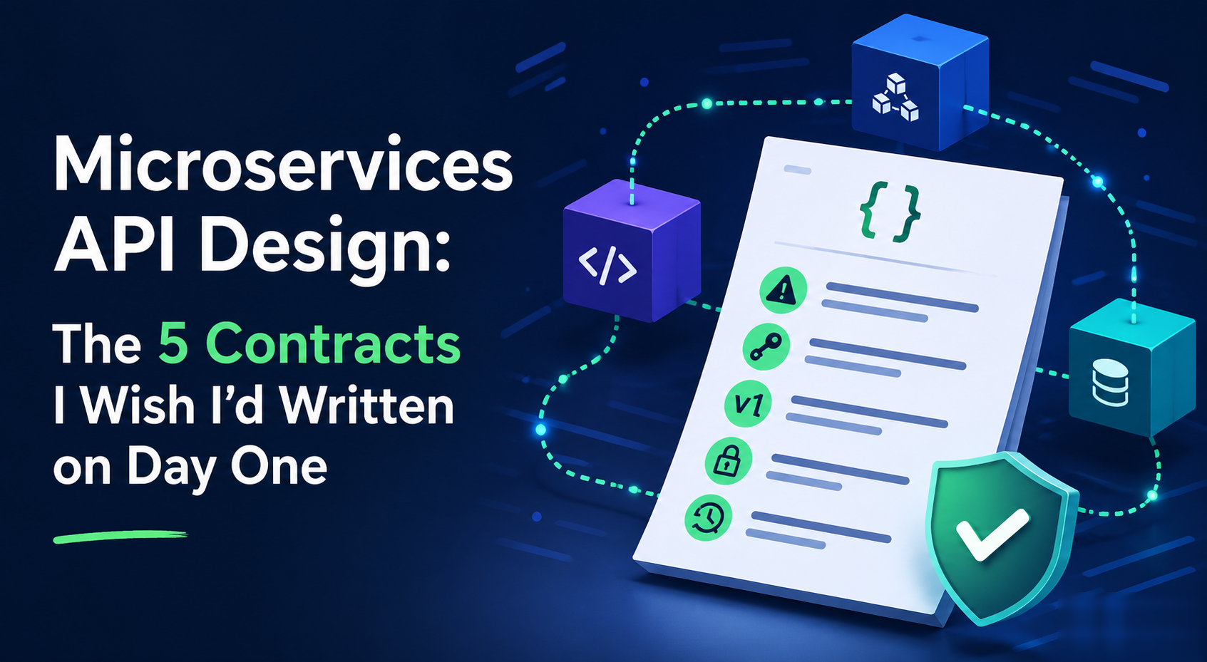 Microservices API Design: The 5 Contracts I Wish I’d Written on Day One