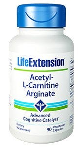 Acetyl-L-Carnitine Arginate, 90 vegetarian capsules