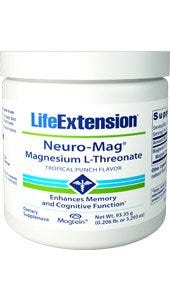 Neuro-Mag® Magnesium L-Threonate Powder, 93.35 g (0.206 lb. or 3.293 oz)