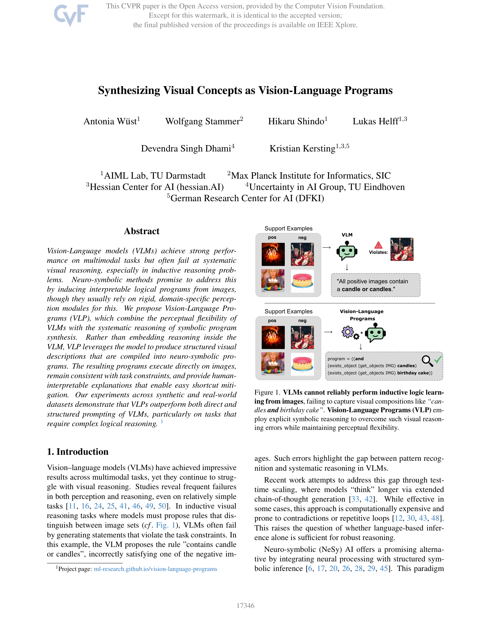 When Vision and Reasoning Get in Each Other’s Way: A Look at Vision-Language Programs (CVPR 2026)
