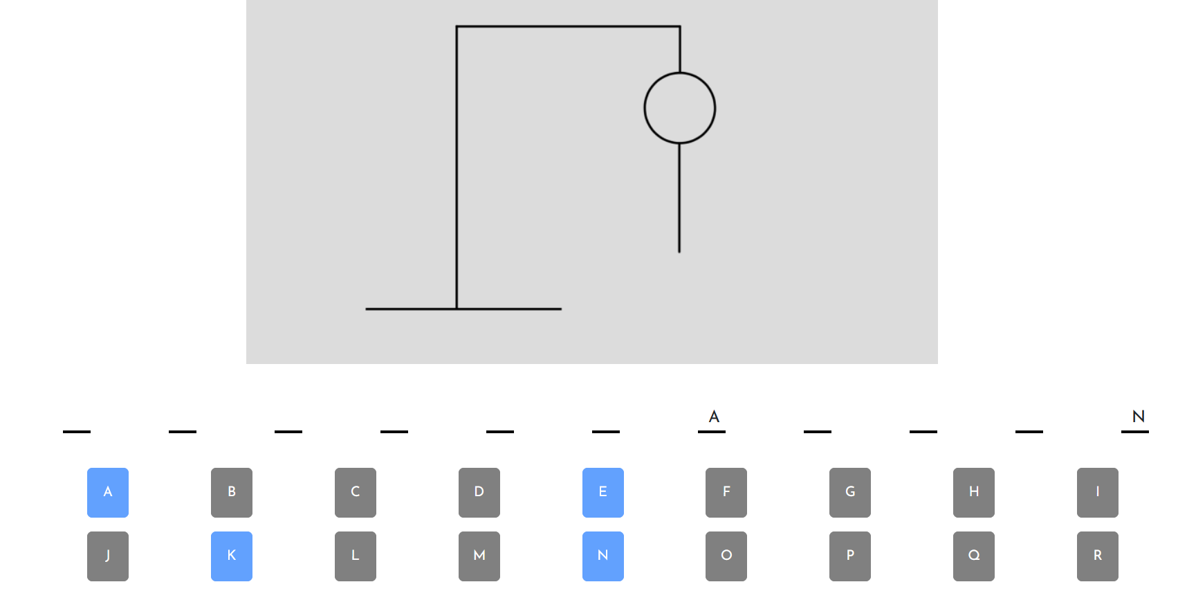 Hangman Game in Vue