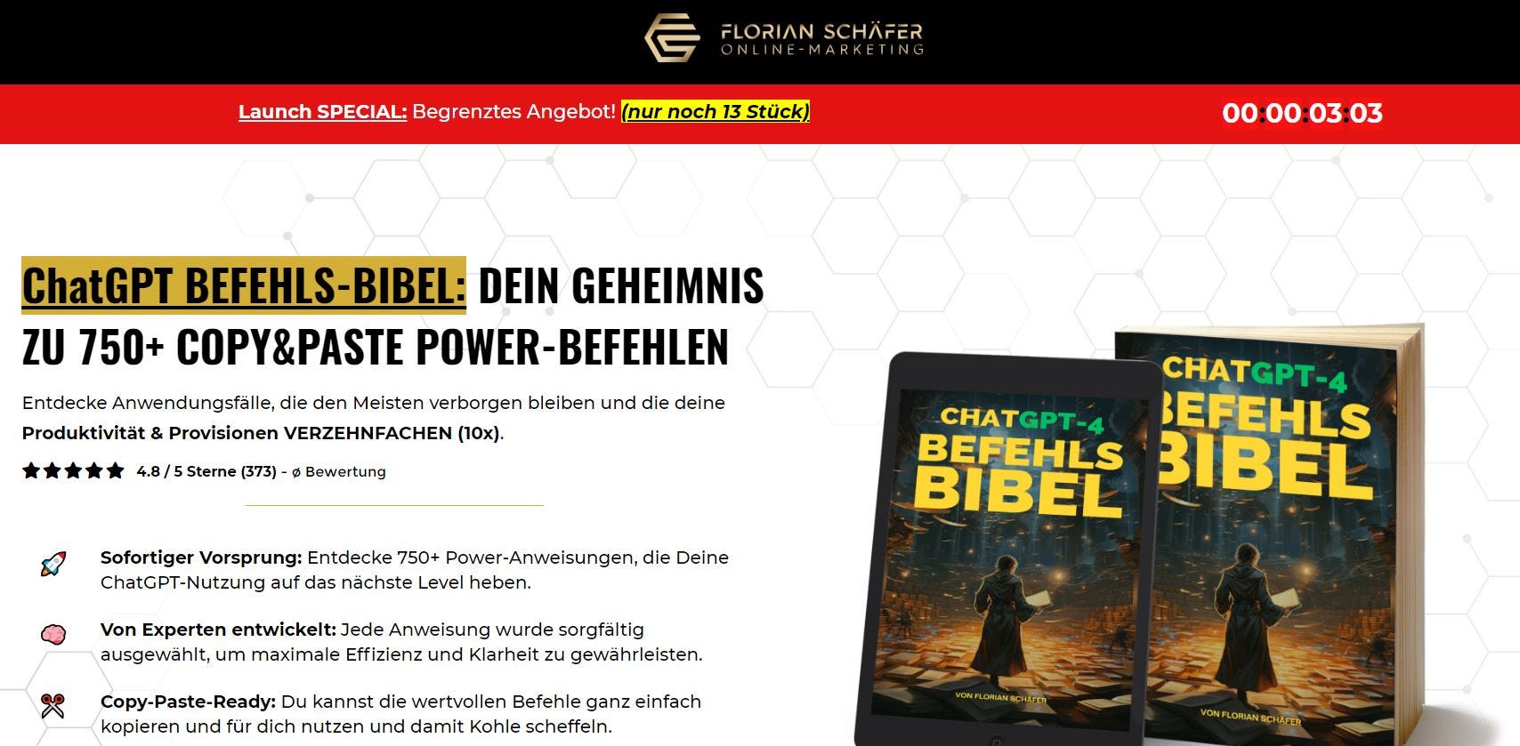 „ChatGPT Befehls-Bibel 2.0“ von Florian Schäfer (Erfahrungen & Test)