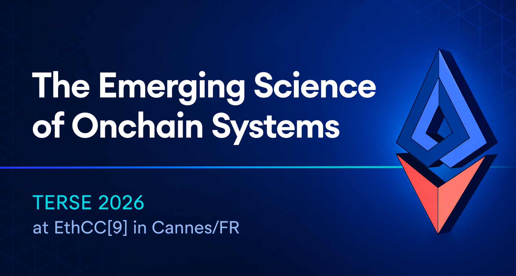 TERSE 2026: The Emerging Science of Onchain Systems