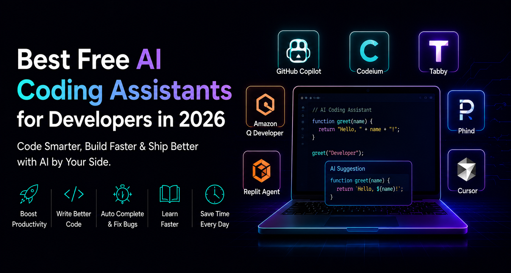 Best Free AI Coding Assistants for Developers in 2026