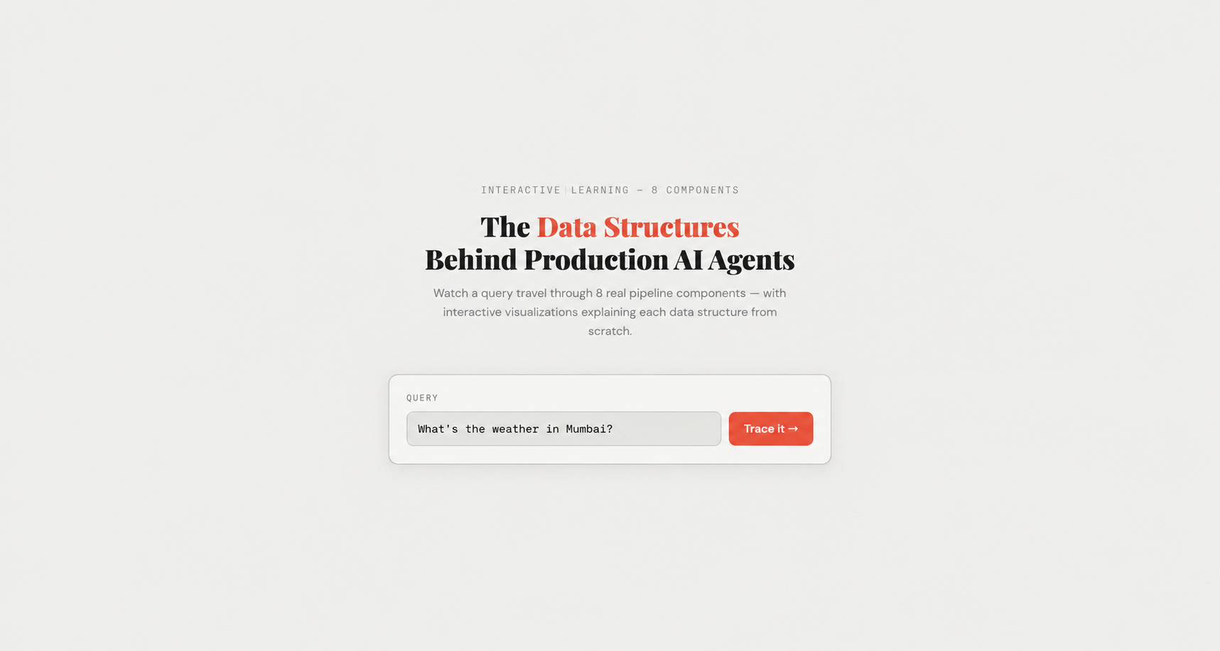 The Data StructuresBehind Production AI System