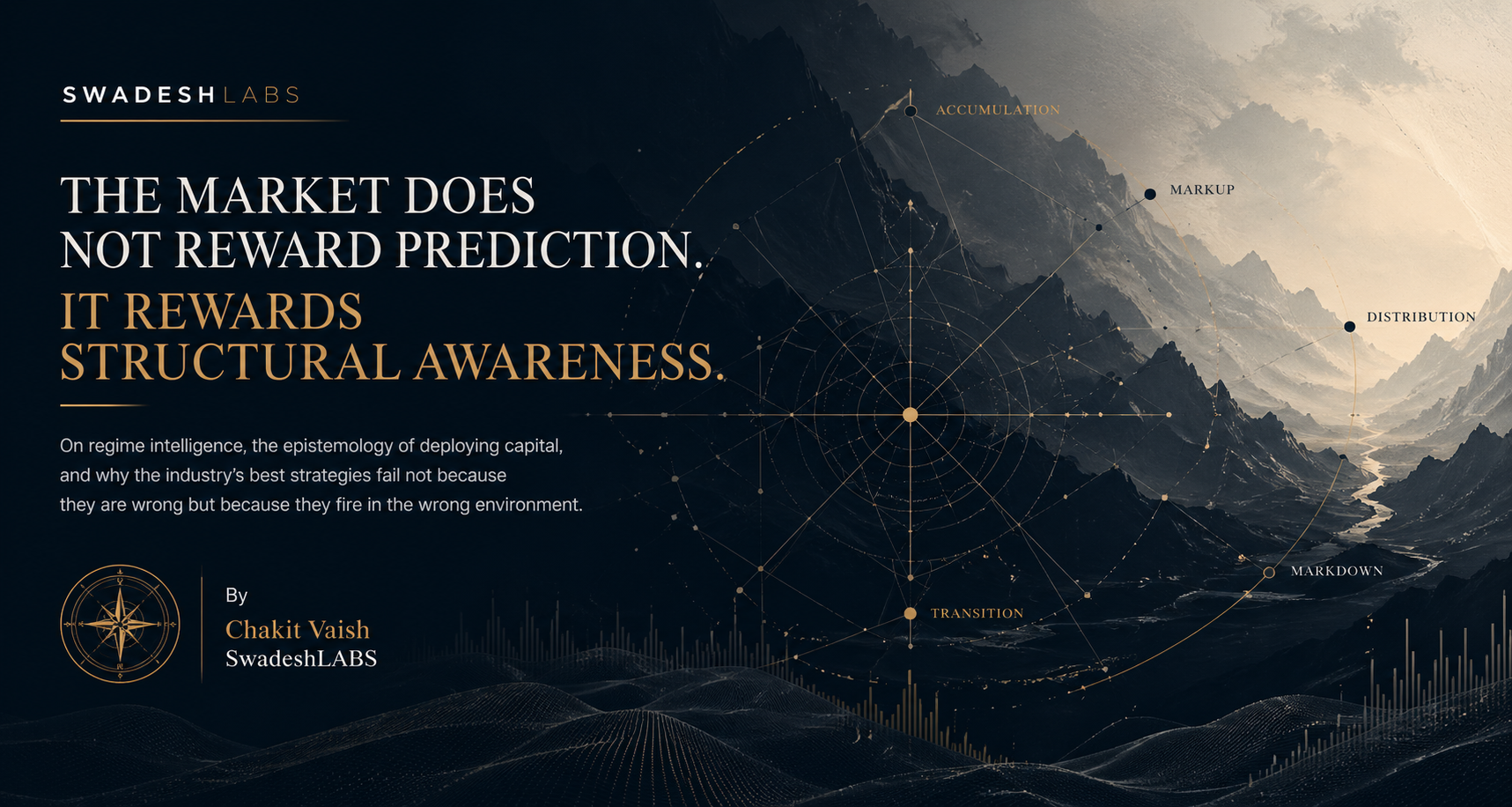 The Market Does Not Reward Prediction. It Rewards Structural Awareness.