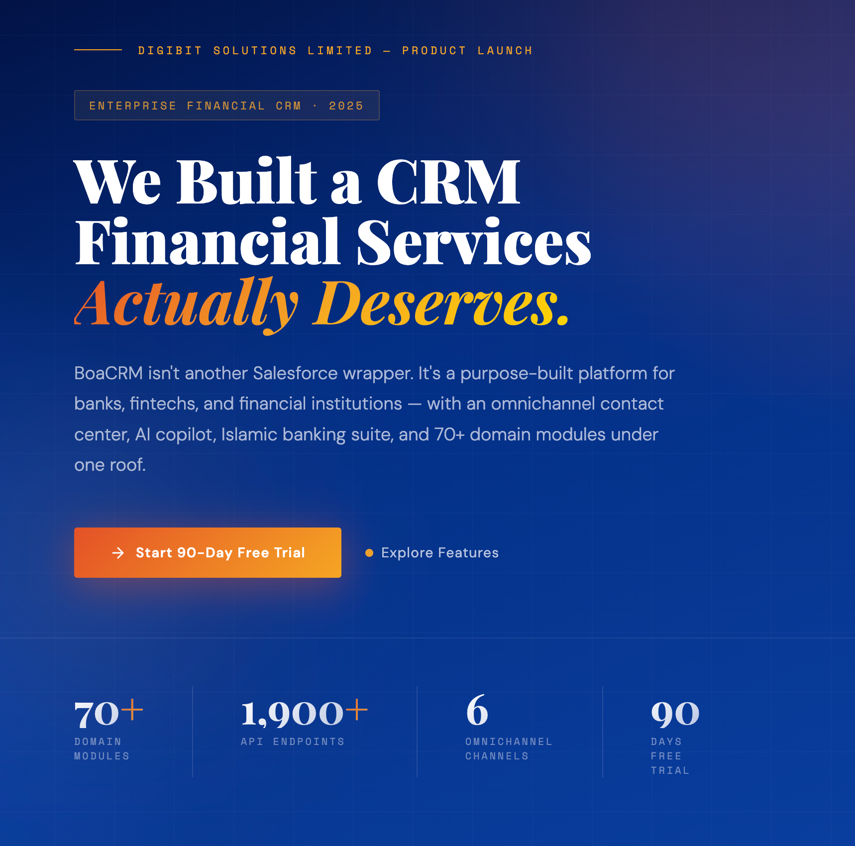 We Built an Enterprise CRM From the Ground Up.