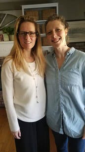 Photo of Dr. Kate M. Creasey Krainer and Kate Sydney