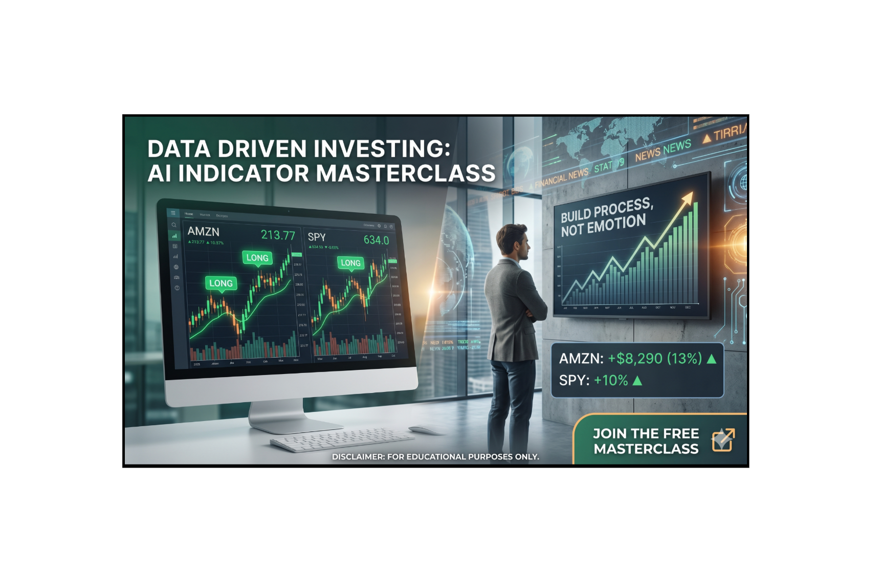 AMZN $8,290 in 6 Days, SPY +10% in a Week — Free TA Masterclass