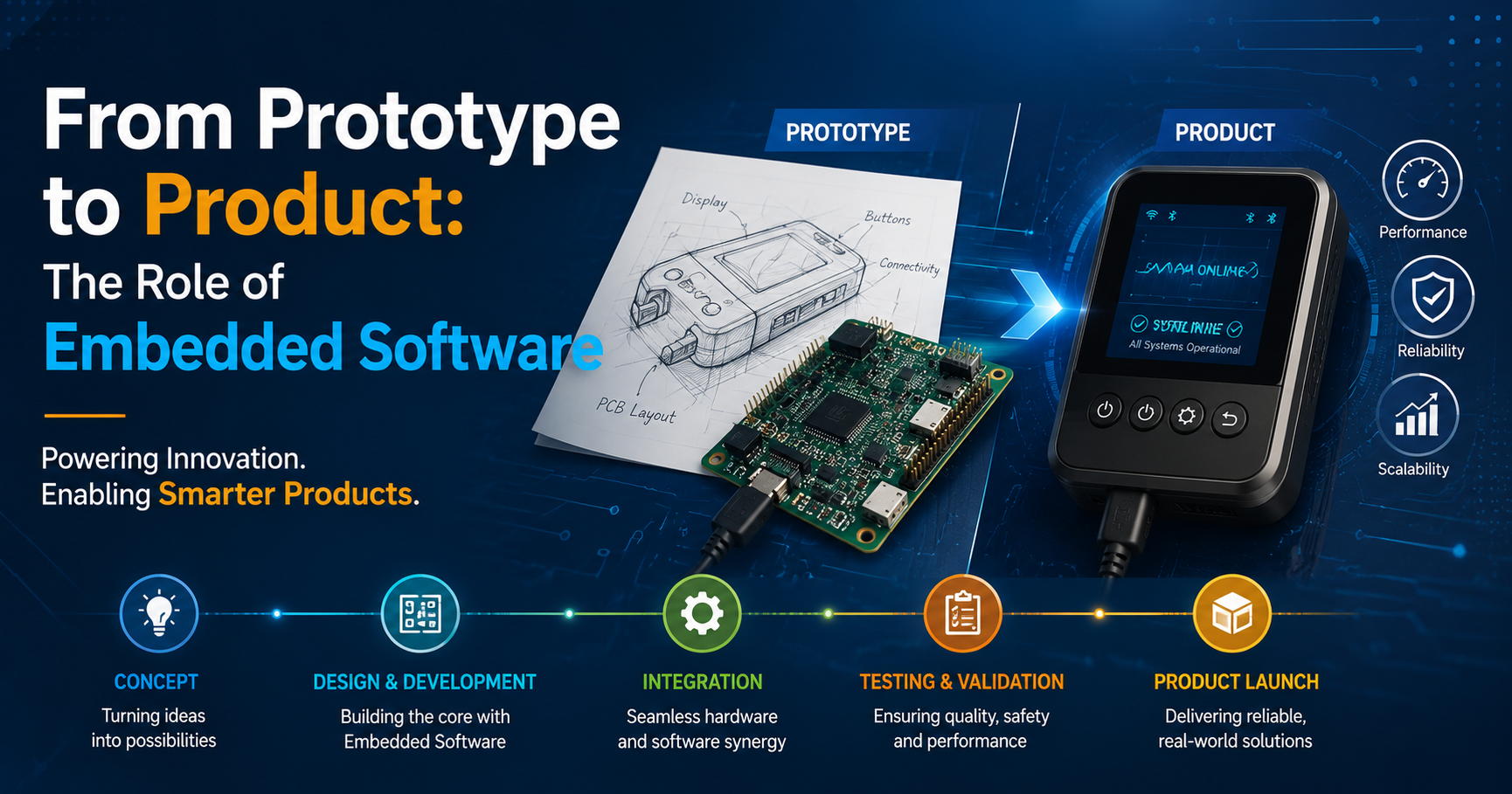 From Prototype to Product: The Role of Embedded Software