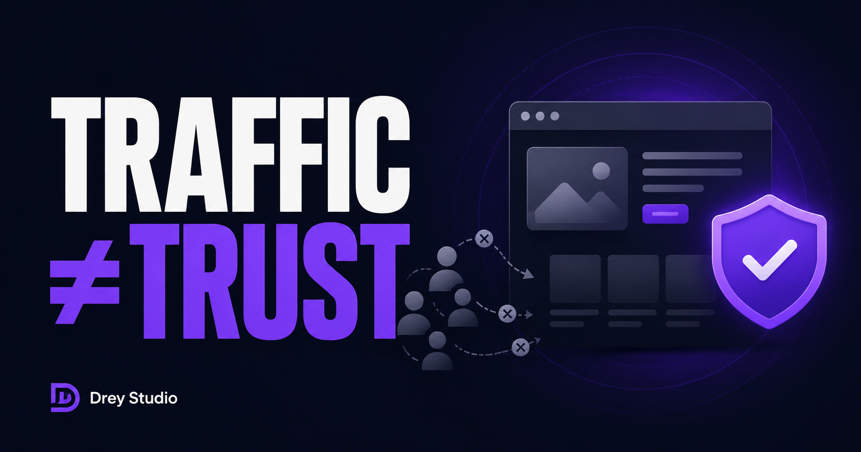 If your website gets visitors but few of them turn into leads, the issue usually isn’t traffic…