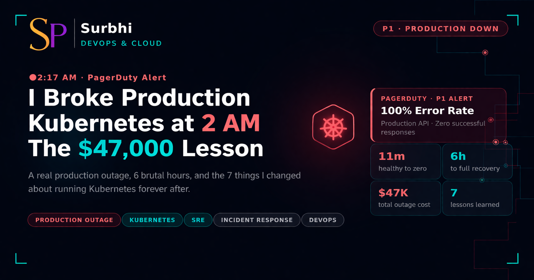 I Broke Production at 2 AM — The $47,000 Kubernetes Mistake I’ll Never Repeat