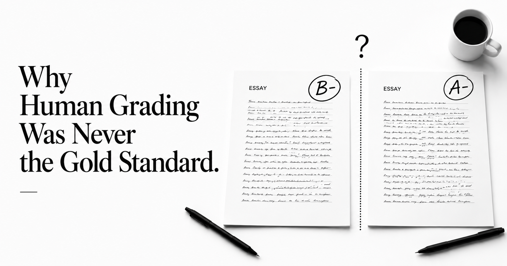 Why Human Grading Was Never the Gold Standard
