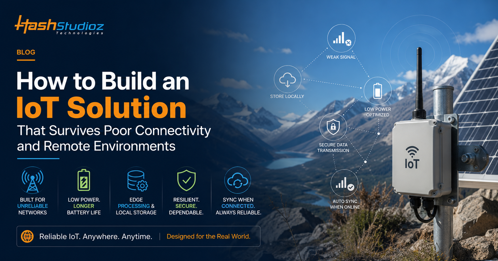 How to Build an IoT Solution That Survives Poor Connectivity and Remote Environments