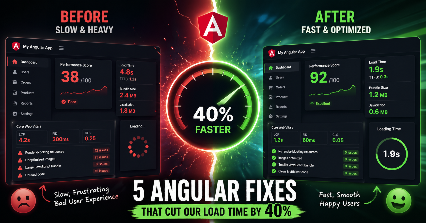 5 Angular Fixes That Cut Our Load Time by 40%