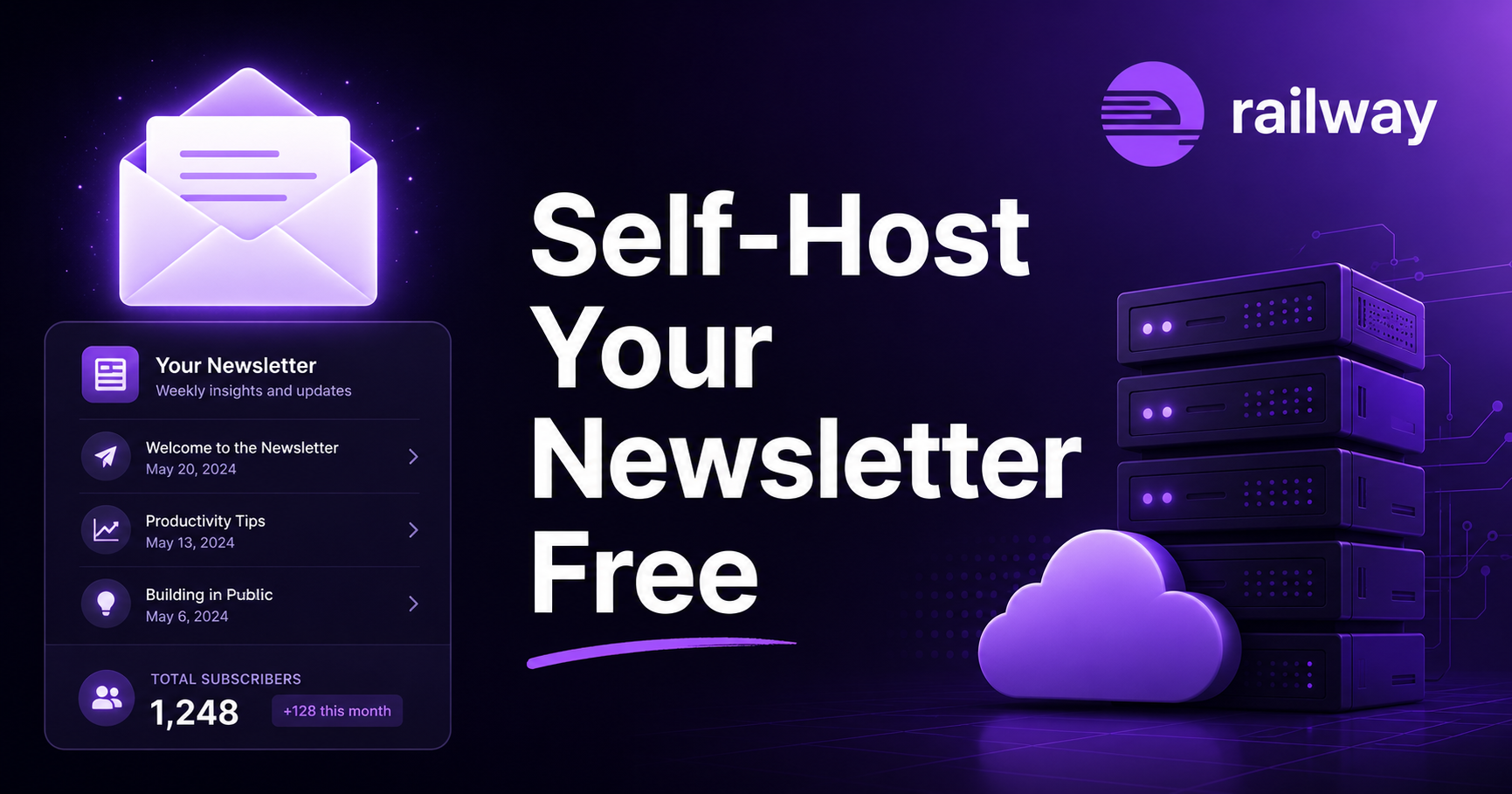 How I Self-Host My Newsletter for Free Using Listmonk on Railway