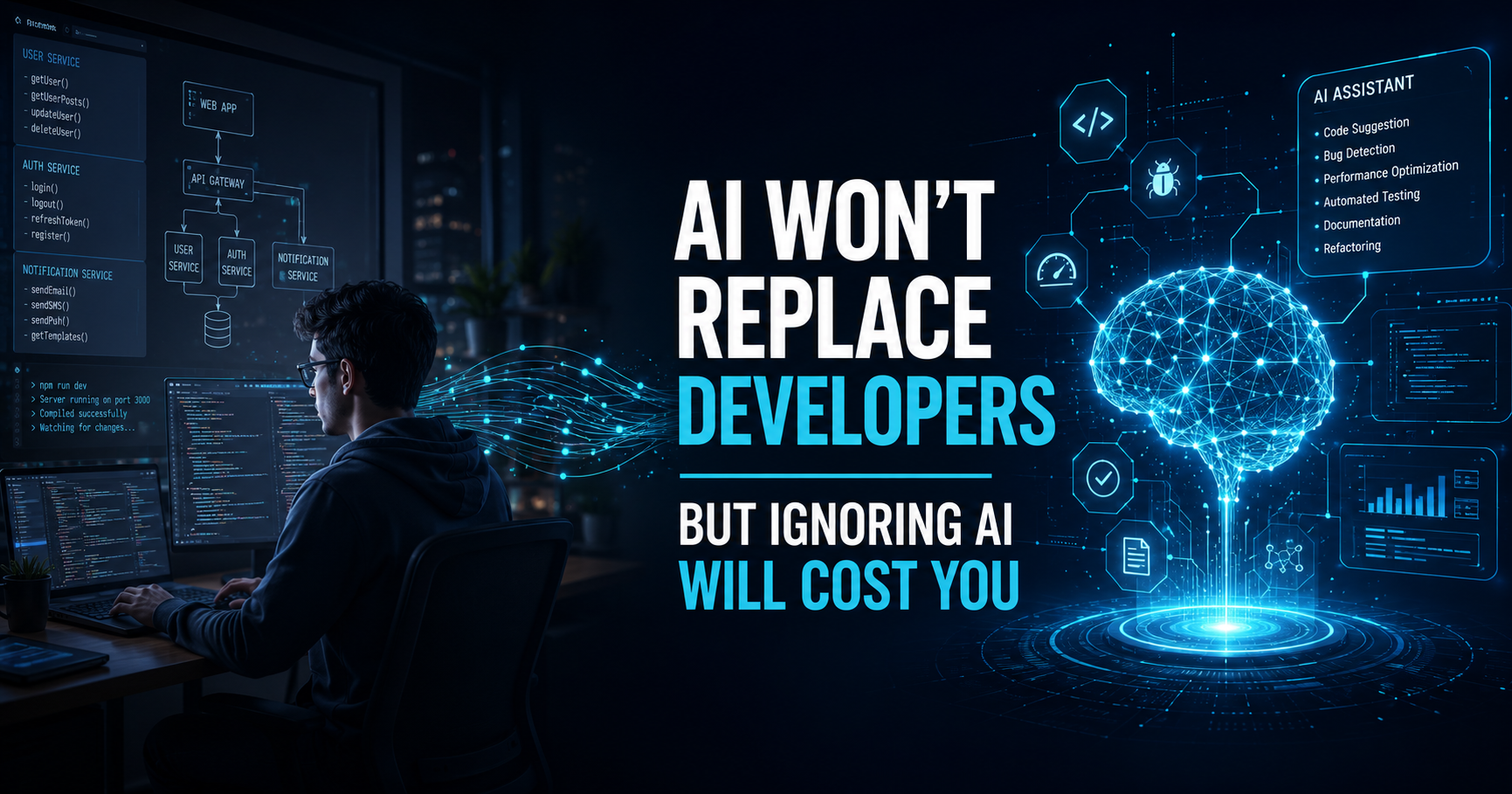 AI Won’t Replace Developers — But Developers Who Ignore AI Will Fall Behind