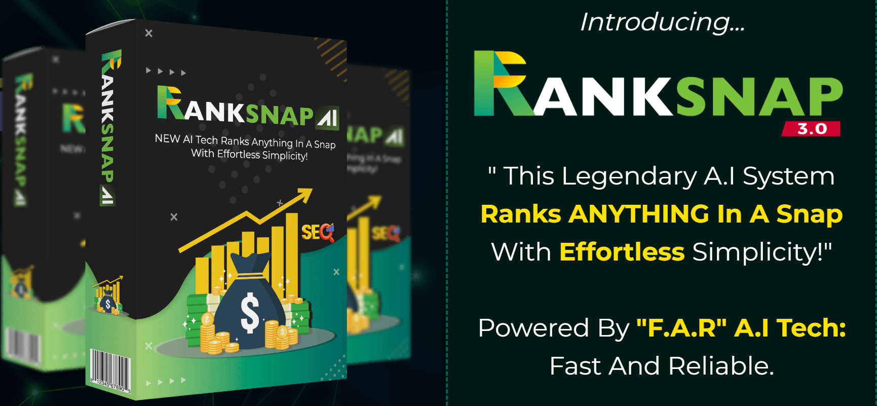 Ranksnap A.I Lite Information Review — Purchase to Receive a $100k Bonus