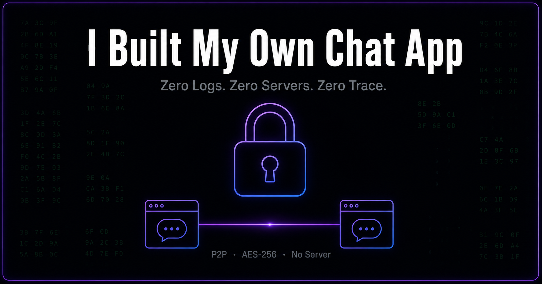 I Don’t Trust Any Chat App. So I Built My Own
