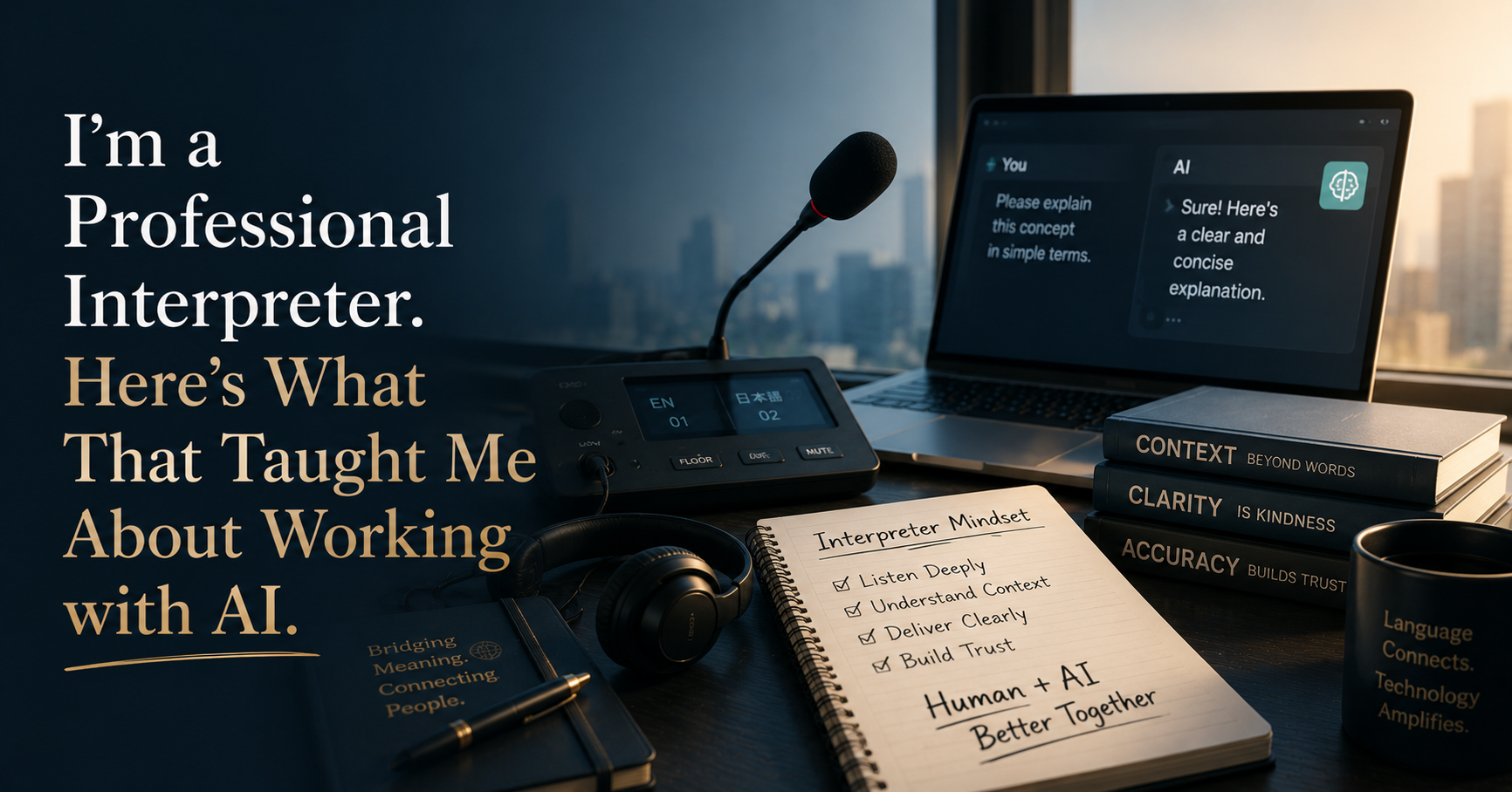 I’m a Professional Interpreter. Here’s What That Taught Me About Working with AI.
