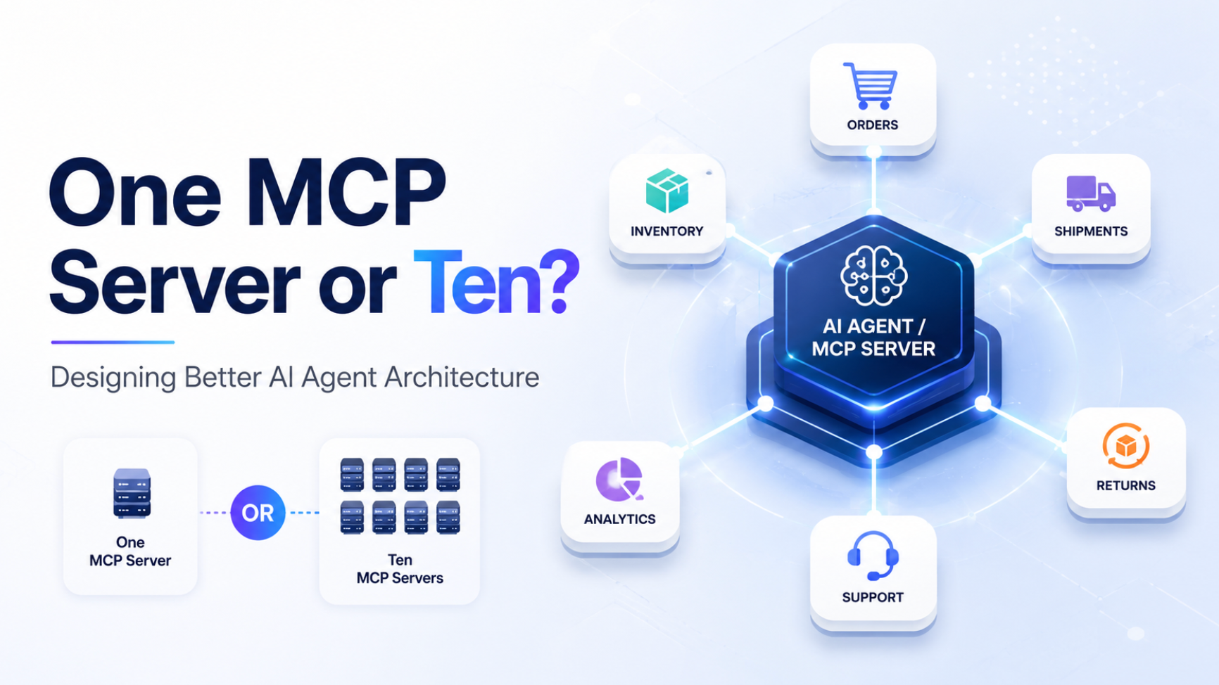 One MCP Server or Ten? The Architecture Decision That Can Make or Break Your AI Agent
