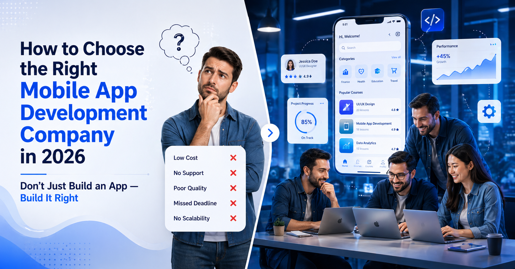 Key Things to Focus on When Choosing a Mobile App Development Company (Technical Guide 2026)