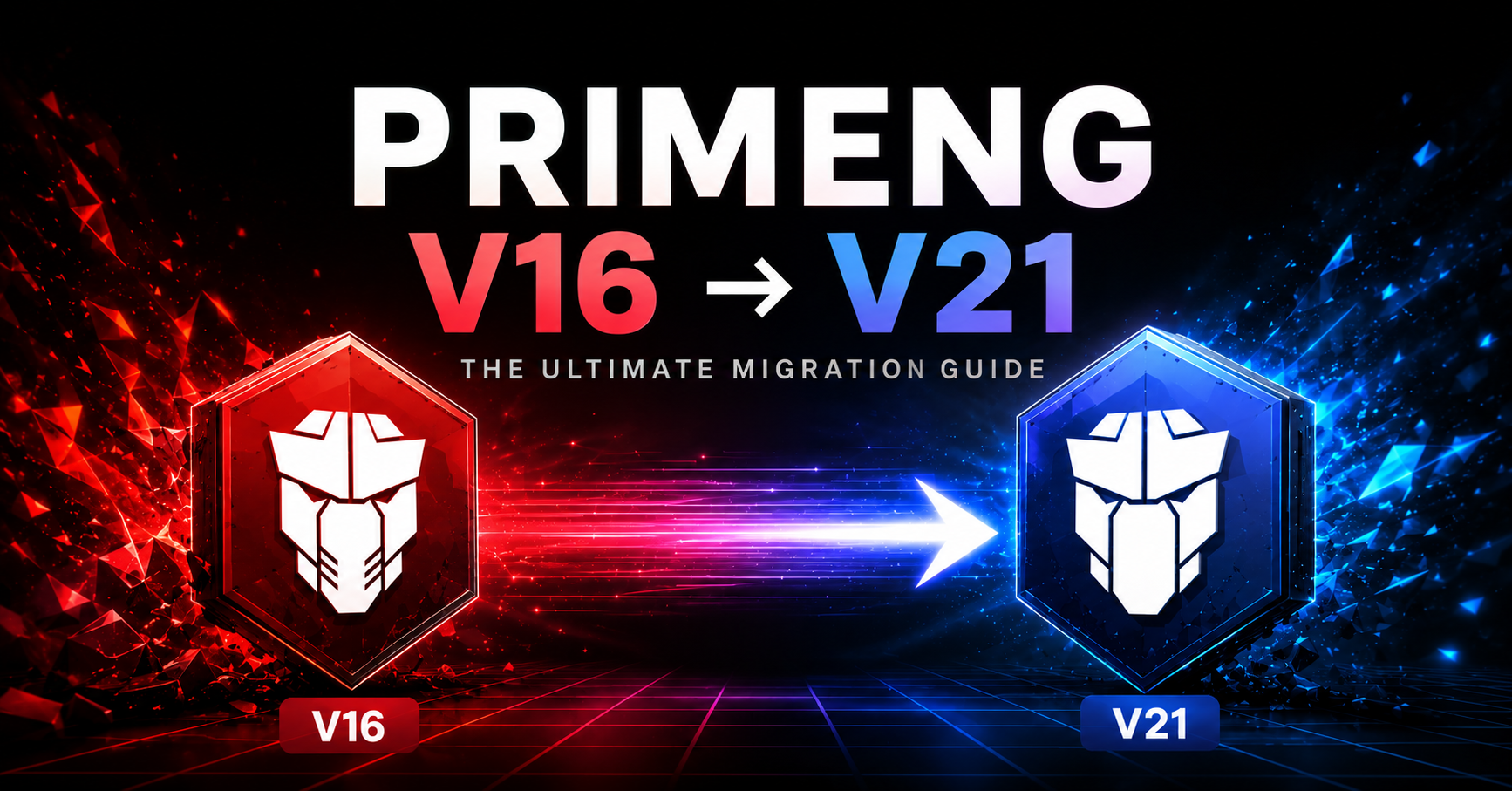 Migrating PrimeNG from v16 to v21: A Version-by-Version Guide