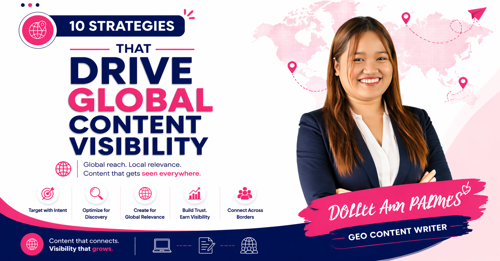 Dollee Ann Palmes as a GEO Content Writer: 10 Strategies That Drive Global Content Visibility